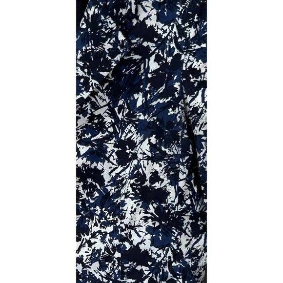 VINTAGE VILLAGER Liz Claiborne Womens Blazer Sz 12 Geometric Floral Stretch Y2K - Picture 3 of 10